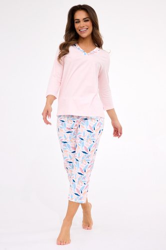 Cornette DR 389/455 Nancy – жіноча піжама, рожева, бавовна