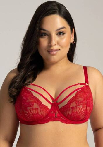 Бюстгальтер м'який 1824/1 Ava, - червоний