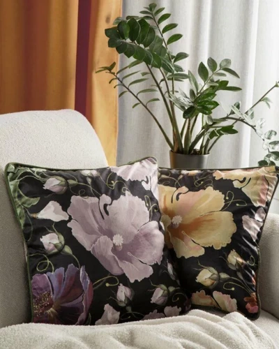 Декоративна велюрова наволочка Velvet 116 Eurofirany -фіолетовий