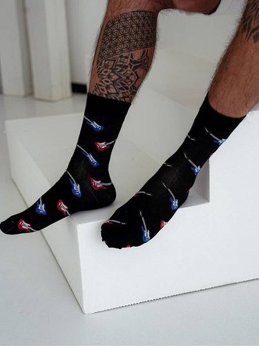 Чоловічі шкарпетки 0125-087 Gitary Milena,- чорний