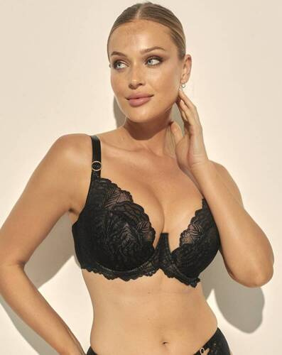 Бюстгальтер напівм'який BC-1098 Big Luna Kinga, - чорний