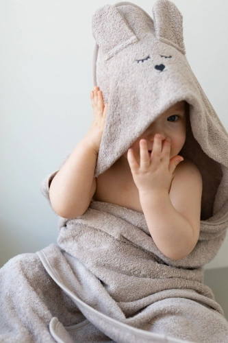 Бамбуковий рушник з вушками Yosoy - сірий