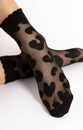 Капронові шкарпетки 20 den G 1161 Alpine Fiore, - чорний