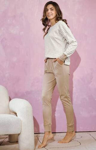 Піжама жіноча 3226 Maggie Taro, - екрю/бежевий