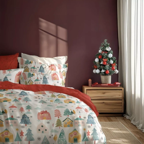 Святкова двостороння постіль Scandic 080 Faro