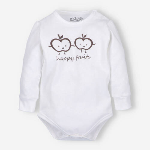Дитяче боді з органічної бавовни ABN-5295/ECR Happy Apples Nini екрю