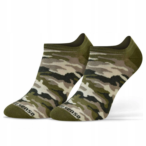 Короткі шкарпетки Moro finest cotton Sesto Senso, - чорно-рожевий