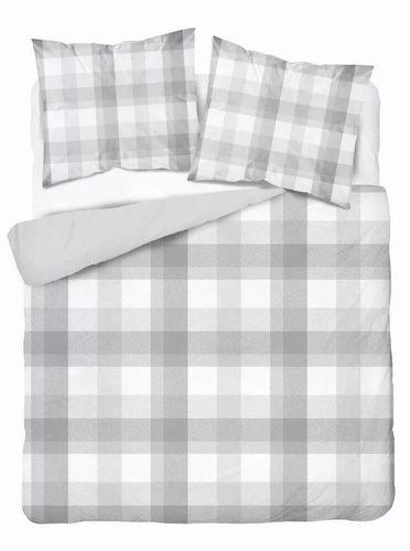 Постільна білизна з мікрофібри 5040 A kratka Detexpol, - сірий
