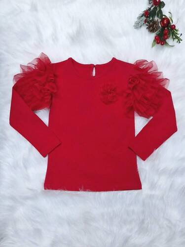 Кофта для дівчинки Carmen короткий рукав Bambarillo, - чорна