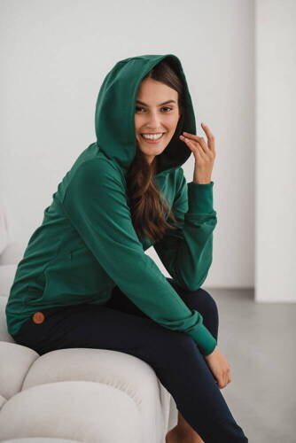 Худі жіноче для грудного вигодовування Milk Please Milk&Love, - зелений