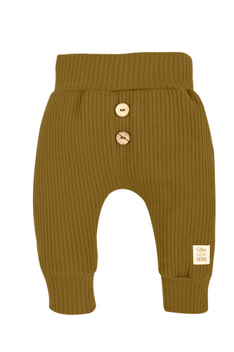 Штанці для немовлят 10249D "Natural Waffel" Makoma golden brown