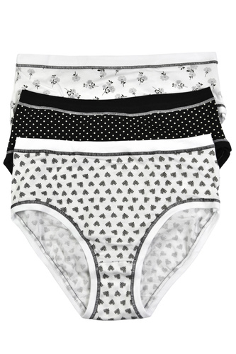 Жіночі трусики Cotonella MINI-2H100 3 шт – бавовна з еластаном, низька посадка