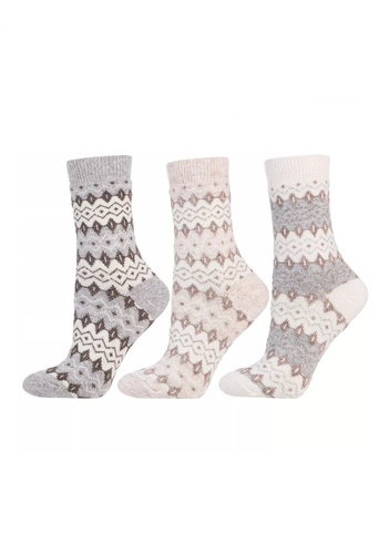 Жіночі шкарпетки Moraj CSW 800-003 – вовняні, узорні, теплі й зручні