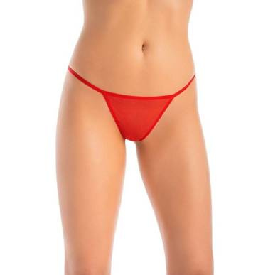 Трусики-стрінги сітчасті 377 Paski Teyli, - червоний