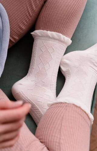 Жіночі шкарпетки ART.066 Comet 3D, - 008 рожевий