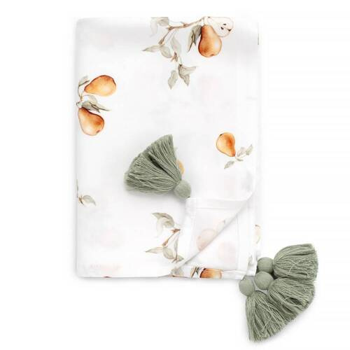 Бамбуковий плед із китицями Pears Yosoy