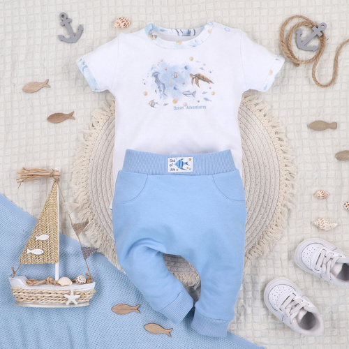 Дитячий боді Nini з довгим рукавом Sea Of Joy