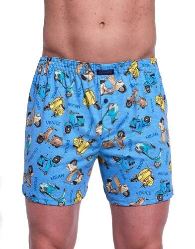 Вільні труси-боксерки чоловічі 001/172, 011/172 Classic Cornette, - блакитний