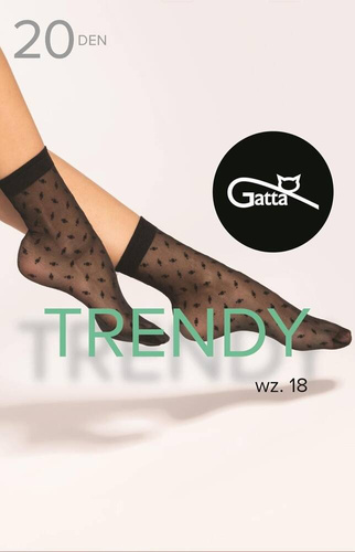 Шкарпетки жіночі Trendy wz.18 20 den Gatta - nero