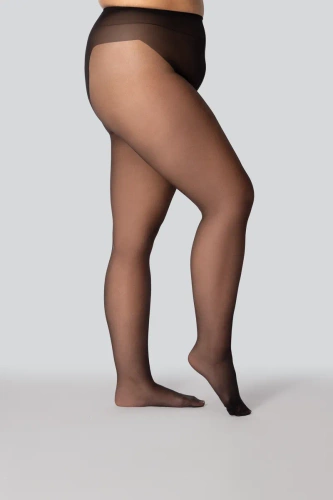 Hip-notic Bikini Колготки жіночі 20 den Push-up Mona, - onyx, великі розміри