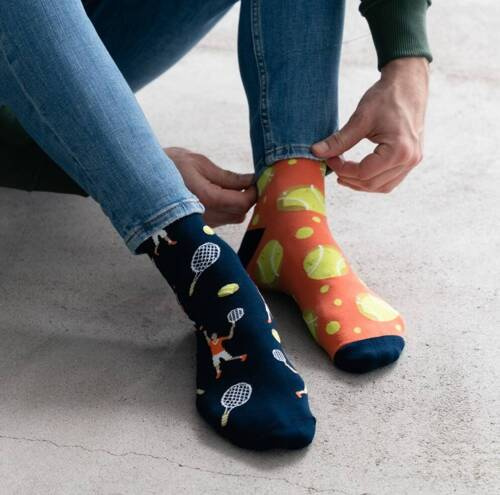 Чоловічі шкарпетки "Не до пари" 079 Nie Do Pary More - темно-синій 076