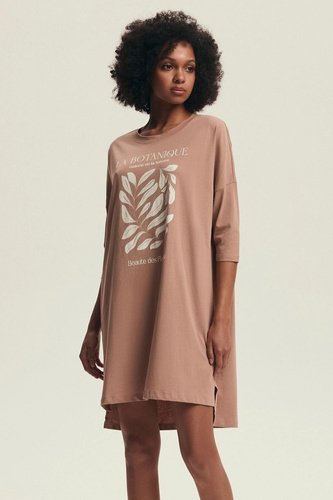 Жіноча нічна сорочка 43692 Dextra Henderson– бавовняна, рукав 3/4