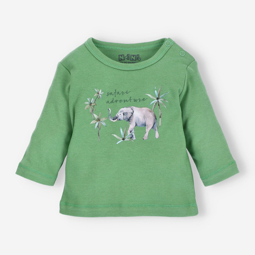 Дитяча кофтинка з органічної бавовни "ABN-4303/ZIE Safarі Nini , - зелений