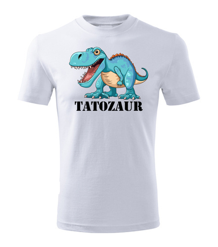 Футболка чоловіча з динозавром  SKU M25 "Tatozaur" Moocha, - білий