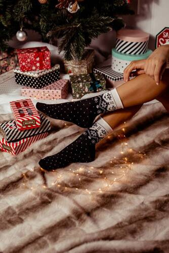 Skarpety damskie Milena 1061 czarny