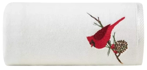 Рушник Pino ręcznik świąteczny ptaszek/пташка Eurofirany - білий