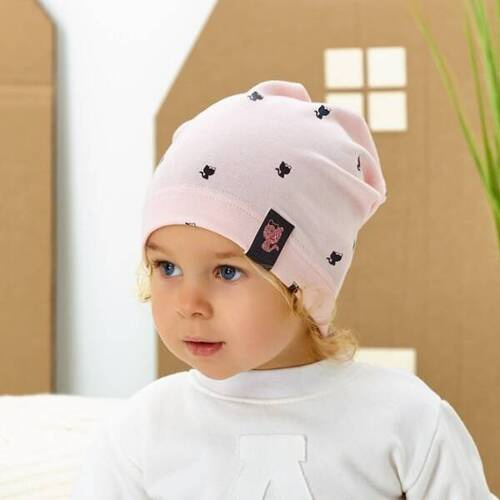 Шапка для дівчинки 48-072 AJS, - mix kolor