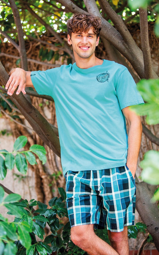 Піжама чоловіча MNS 630  Key - зелений