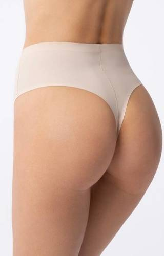 Жіночі стрінги-maxi Julimex, - бежеві