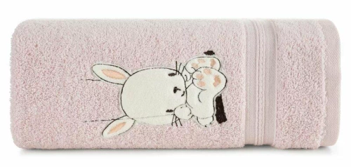 Дитячий рушник Baby 64 Królik Eurofirany,- рожевий