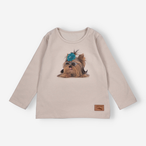 Дитяча блузка Lagarto Verde з довгим рукавом для дівчинки