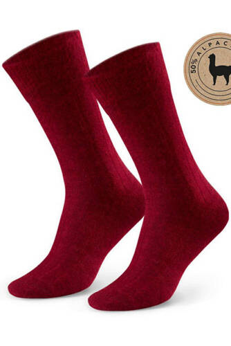 Шкарпетки вовняні Art.044 Alpaca Męskie Steven, - бордовий 010