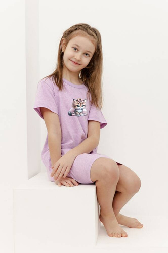 Нічна сорочка для дівчинки 3383 Jemma Taro,- фіолетовий