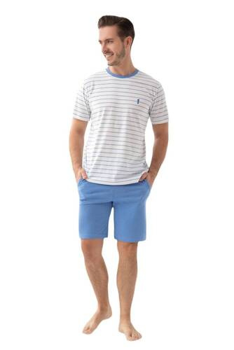 Піжама чоловіча 808 Luna, - блакитний