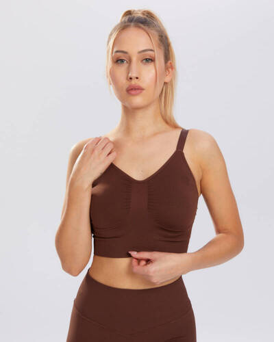 Бюстгальтер спортивний Flex Spaio coffee