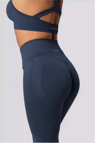 Легінси push-up Spaio PRO високий пояс щільні моделюючі navy blue