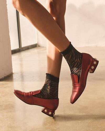 Капронові шкарпетки 567 Ama Gabriella, - чорний