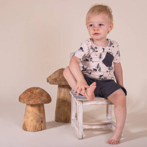 Дитячий піжамний комплект: футболка+шорти Bambi 199037 Nicol