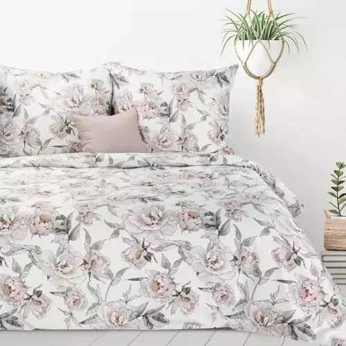 Комплект постільної білизни Lea 04 Desing 91, - пудрово-рожевий