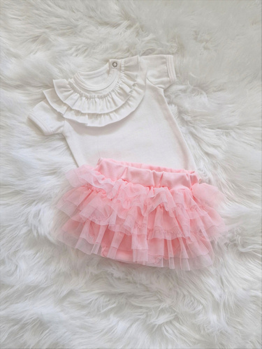 Спідничка фатінова для немовлят Bloomers ze Bambarillo, - пудрово-рожевий