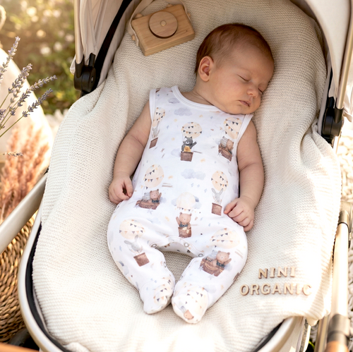 Nini Сліпери для немовлят Balloon Friends 100% органічна бавовна, Польща