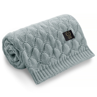 Ажурна ковдра Shells YOSOY - blue water