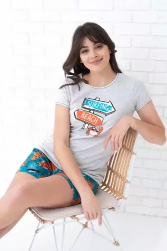 Піжама жіноча Oceania Italian Fashion, -сірий