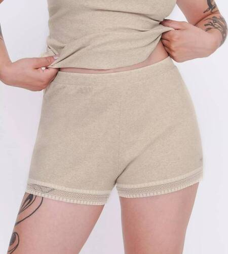 Піжамні шорти GO Ribbed Short Sloggi - Grey Combination