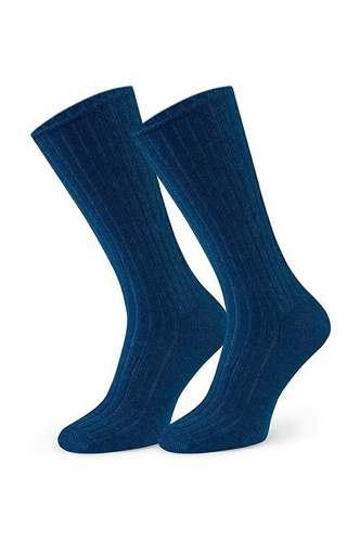 Жіночі шкарпетки Steven art.185 – вовняні в рубчик, зимові