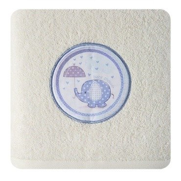Рушник дитячий Baby 20 Eurofirany,-  кремовий/блакитний